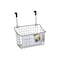 Bklyn Steel Co. Checkered Wire Over The Cabinet Basket - Medium - Black Powder 45552 - alternate 1